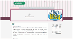 Desktop Screenshot of mleko.agrovis.eu