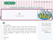 Tablet Screenshot of mleko.agrovis.eu